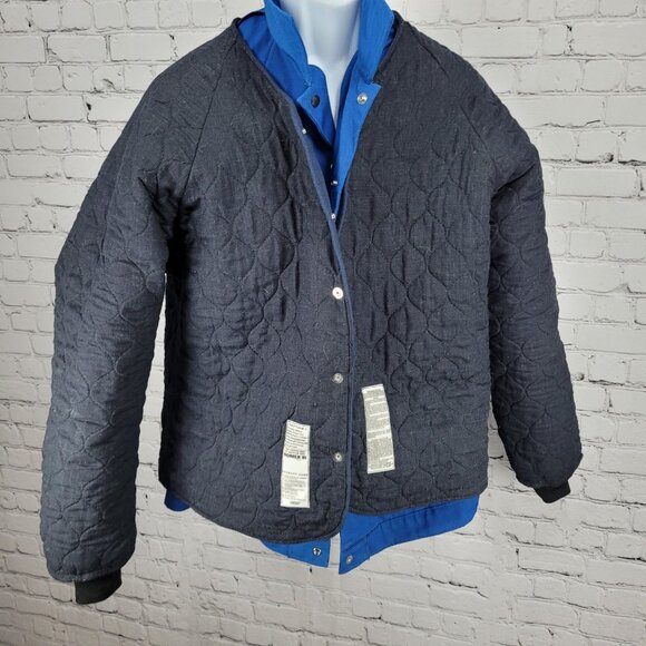 Workrite Blue Nomex III Flame Resistant 2 Layer Uniform Workwear Jacket USA 46 - Picture 4 of 16